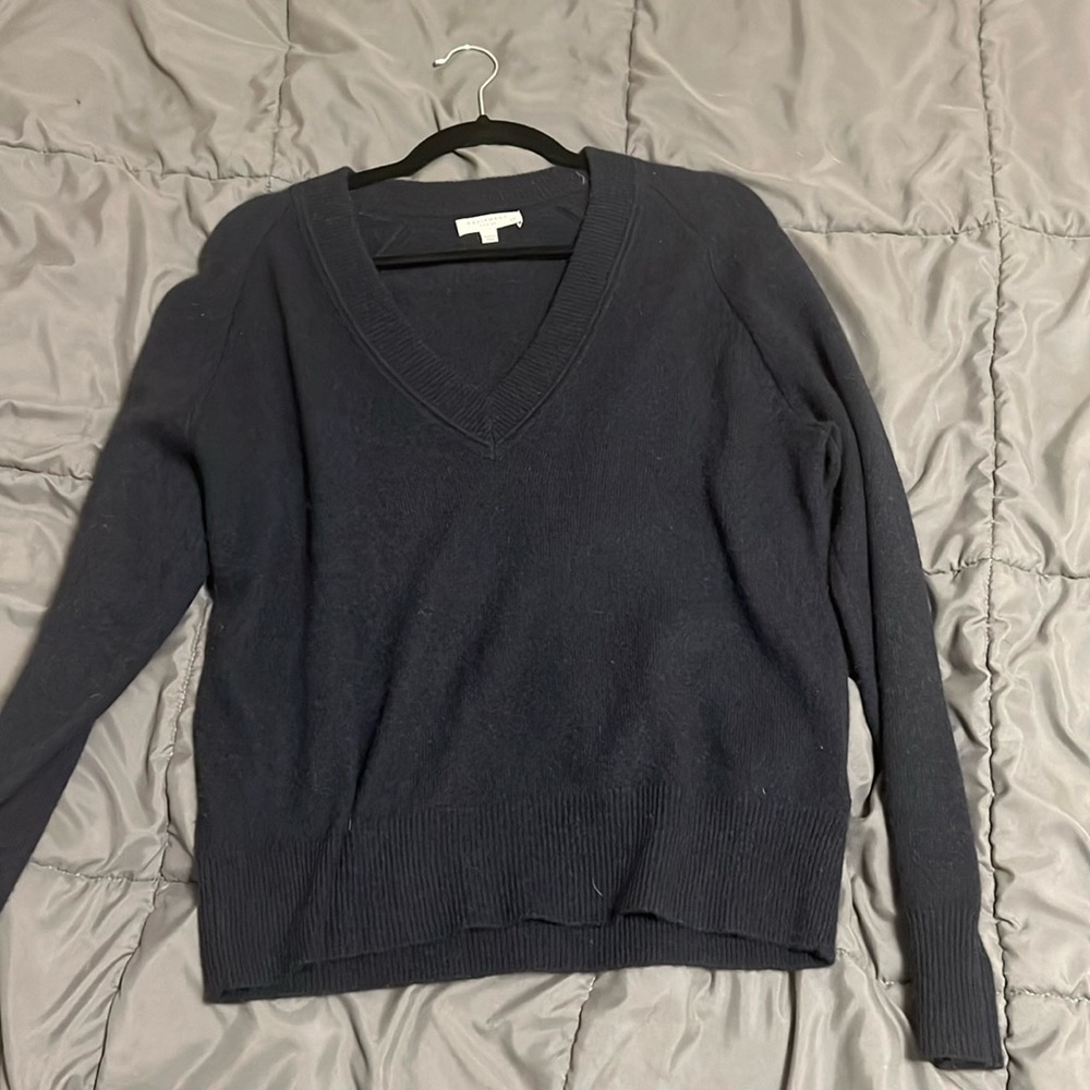 Navy blue equipment femme sweater